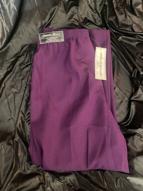 Alfred Dunner Deep Purple Classic Fit Skirt